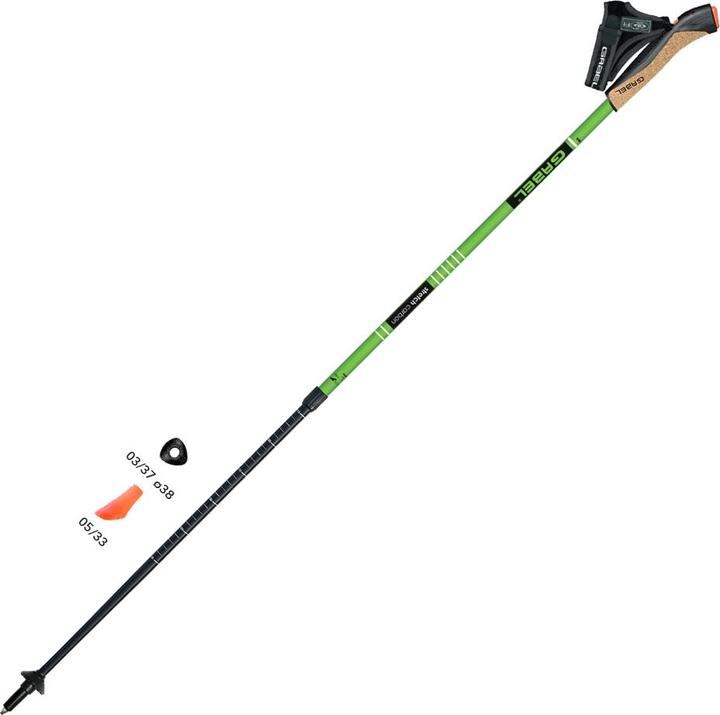Actual product image Gabel Poles Stretch Lite Carbon (130 cm)
