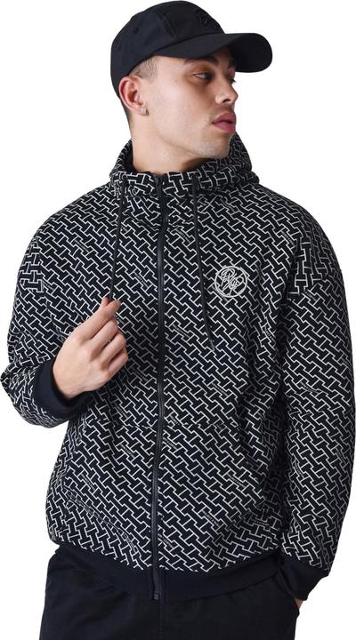Actual product image Project X Paris Zip-up hoodie with monogram print (S)