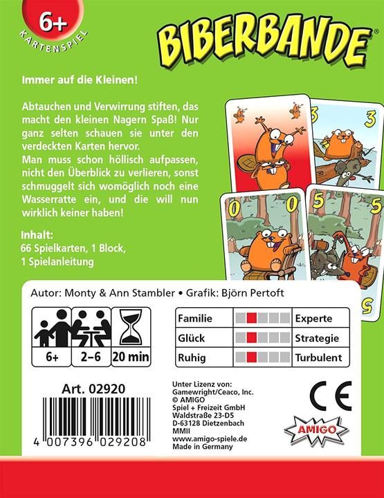 Produktbild Amigo Beaver Gang Biberbande (Deutsch, Französisch, Italienisch)