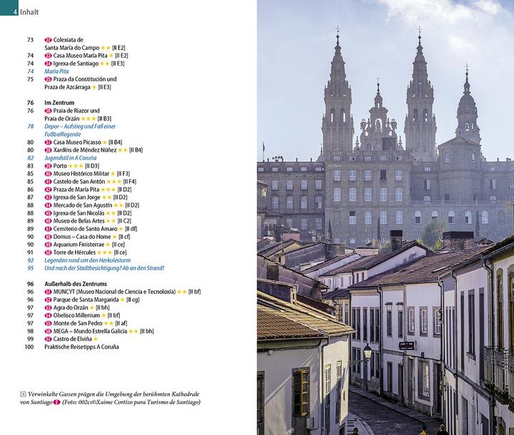 Produktbild CityTrip Santiago de Compostela und A Coruña (Deutsch, Markus Bingel, 2023)