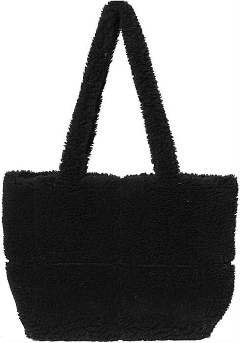 Immagine prodotto Only-Bags.Store Borsa a tracolla chic in pelliccia sintetica - versatile e leggera, perfetta per il lavoro o il
