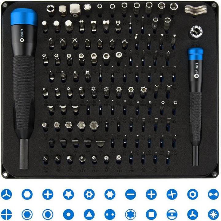 Immagine prodotto iFixit Manta Precision Bit Set (PH00, PH2, PH1, PH0000, PH0, PH3)