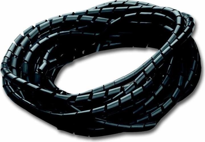 Produktbild Cimco Spiralband, Bündel-Ø 4-20 mm, Wendelbreite 7,0 mm, Aussen-Ø 6 mm, schwarz (Kabelspiralschlauch, 1000 cm)