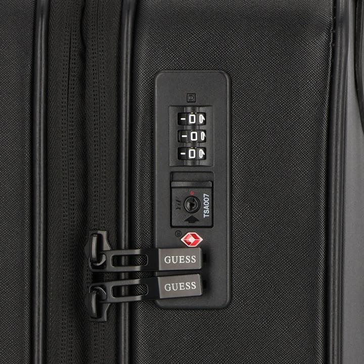 Actual product image Guess Napoli 4-wheel trolley 59 cm with expansion fold (47 l, M (50 - 90l))