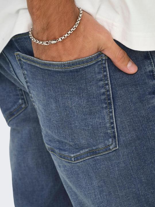 Image du produit Only & Sons ONSWEFT Mittlere Taille Normal geschnitten Jeans Slim Fit Jeans (W28/L30)