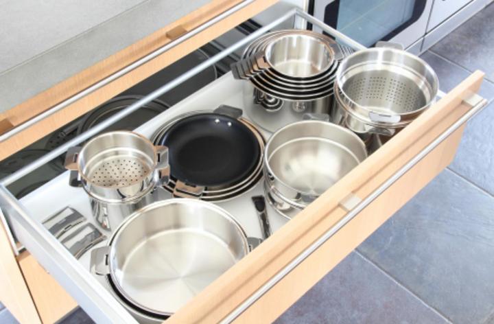 Image du produit Cristel Casserole Casteline Set of 4 (20 cm, Ensemble de casseroles et de poêles de cuisson, Acier inoxydable)