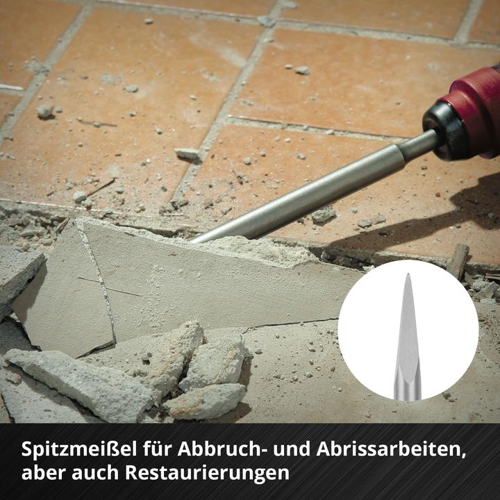 Actual product image Einhell SDS-Plus chisel set 247200, 250 mm, 3-piece (250 mm)