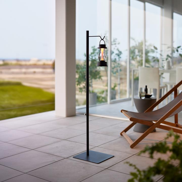 Actual product image Yamazaki TOWER height-adjustable lantern stand