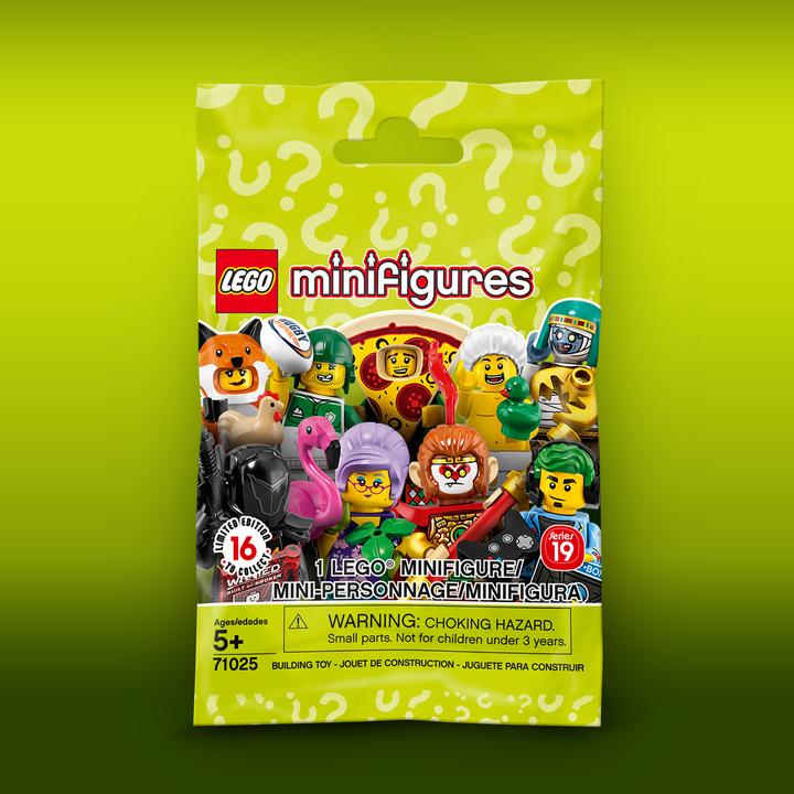 Actual product image LEGO Series 19 (71025, LEGO Minifigures)