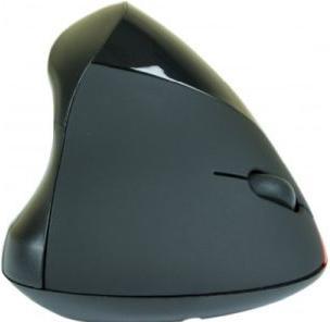 Produktbild Exertis Connect Ergonomische vertikale Maus, für Rechtshänder, wireless, schwarz verhindert unnatürliches Drehen des (Kabellos)