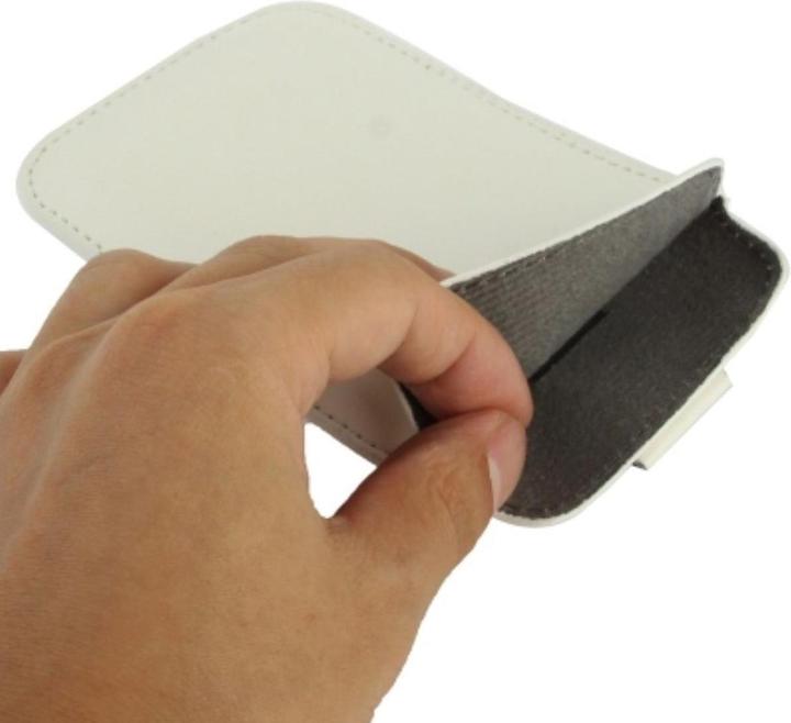 Produktbild König Design Handyhülle Tasche Slide für Handy Samsung Galaxy S5 / S5 Neo Weiss (Samsung Galaxy S5 Neo, Samsung Galaxy S5)