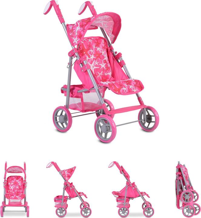 Produktbild Moni Puppenwagen Stars 9351 faltbar