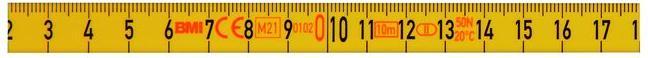 Image du produit BMI Mètre à ruban à capsule RADIUS Longueur 30 m Largeur de la bande 13 mm mm/cm EG II Plastique Mètre (30 m)