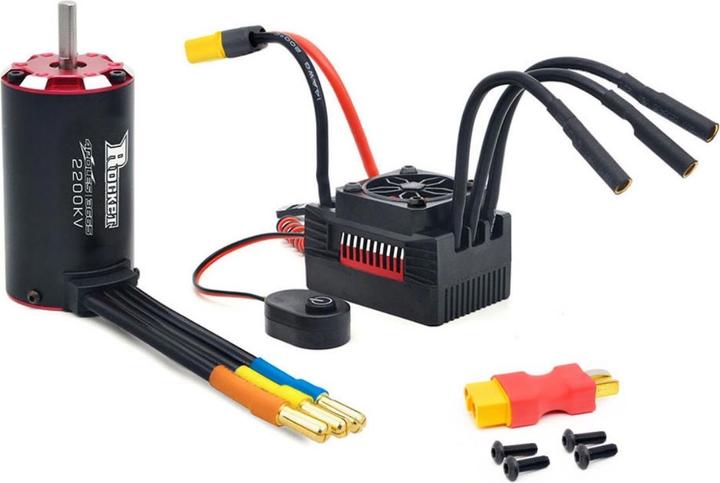 Produktbild Surpass Hobby Rocket V2 supersonic 3665 brushless motor 3150KV with 80A ESC combo