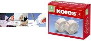 Image du produit Kores Klebefilm Invisible Tape, 19 mm x 33 m, matt unsichtbar, beschriftbar, sehr gute Klebkraft, schatte (19 mm)
