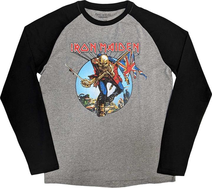 Produktbild Iron Maiden Erwachsene Trooper Burst Raglan TShirt (XL)