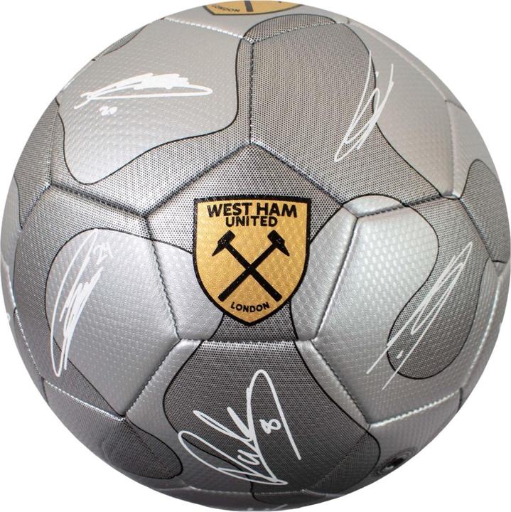 Produktbild West Ham United FC Fussball mit Unterschriften (5)