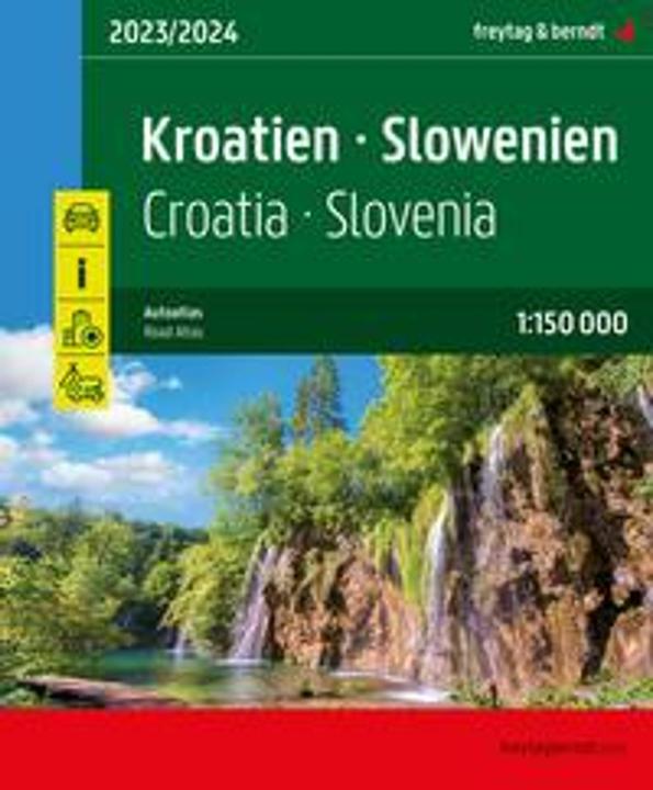 Produktbild Kroatien - Slowenien, Autoatlas 1:150.000, freytag & berndt