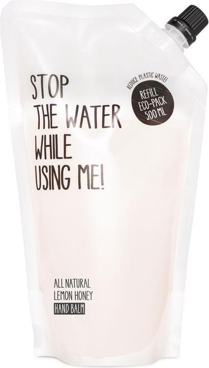 Stop The Water While Using Me! Tutto il corpo naturale - Ricarica di balsamo per le mani al limone e miele (500 ml)