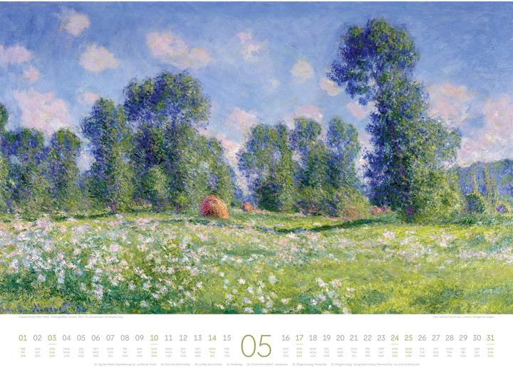 Produktbild Kunstwerk Wald Kalender 2026 (54 x 42 cm, Harter Einband, Deutsch, Französisch, Englisch)