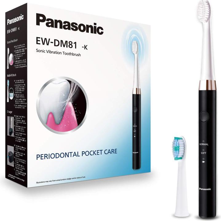 Panasonic Electric Toothbrush EW-DM81-K503 Rechargeable, For adults, Number of brush heads included 2, Number (Schallzahnbürste)