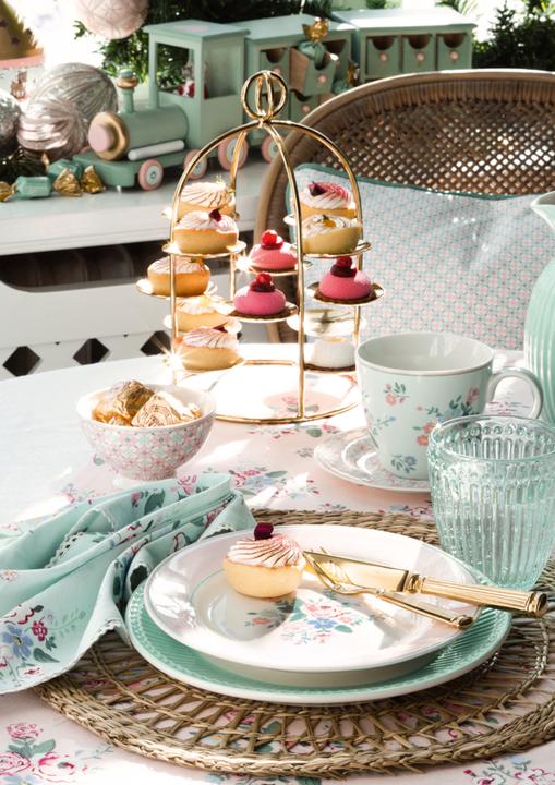Actual product image Greengate Gwen dessert plate pale pink 15cm (1 x, 15 cm)