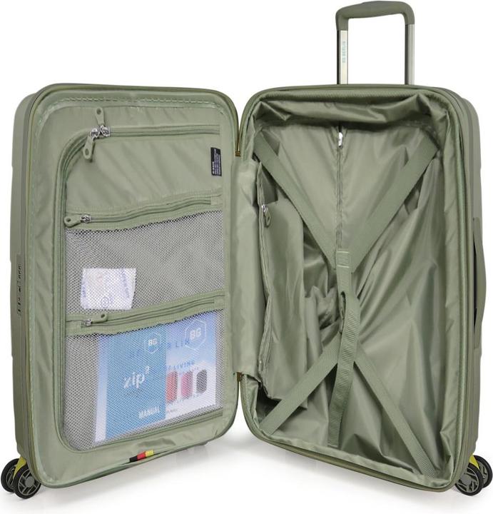 Actual product image BG Berlin Zip2 Luggage - Set of 3 Suitcases Khaki (35 l, Hand luggage (up to 50 litres))