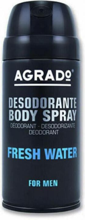 Agrado Fresh Water Deodorant Spray 210cc (Spray, 210 ml)
