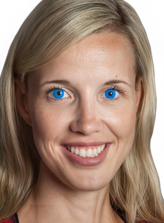 Produktbild Metamorph Blaue Meerjungfrau Jahreslinsen Elfen Kontaktlinse (Blau)
