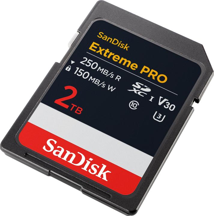 Immagine prodotto SanDisk Extreme PRO UHS-I V30 (2000 GB, SDXC, U3, UHS-I)