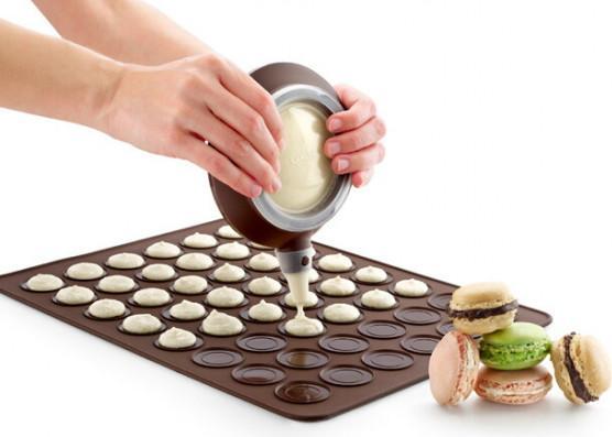 Image du produit Lékué Macaron set, 1x moule, 1x Decomax m douilles