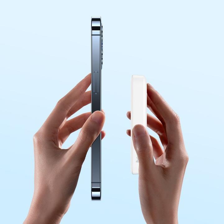 Produktbild Baseus Magnetic Mini Air Powerbank 10000mAh 20W (white) (10000 mAh, 20 W, 37 Wh)