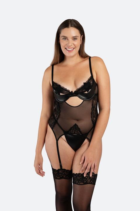 Image du produit Christine Le Duc Guêpière et string Mya (XXL)
