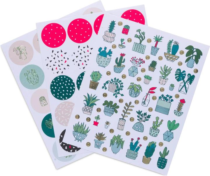 Actual product image Paper Poetry Stickers plants