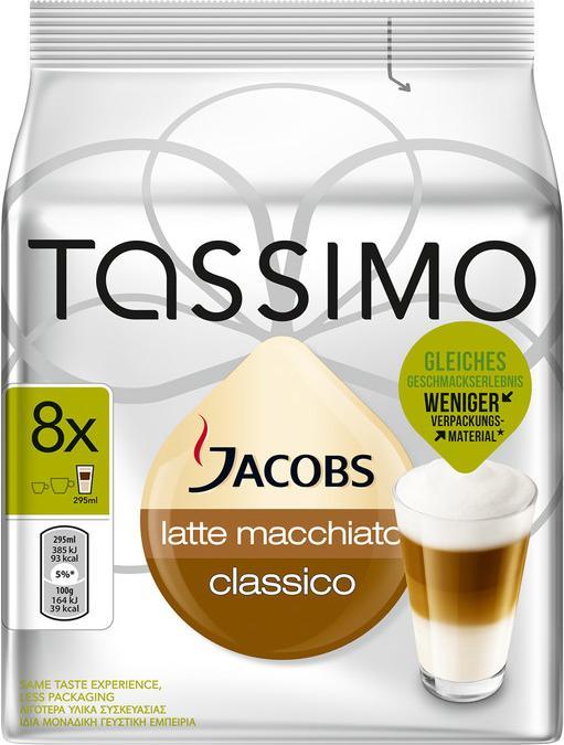 Produktbild Tassimo Jacobs Latte Macciato T-Disc (8 x Port.)