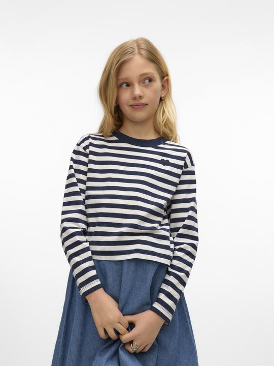 Immagine prodotto Vero Moda Vmleila Stripe Ls Cropped Top Girl Noos (122)