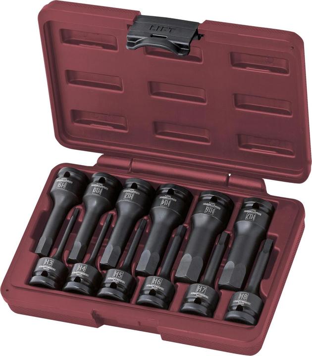 Kraftwerk Steckschlüssel-Satz (6 mm, 12 mm, 14 mm, 16 mm, 10 mm, 7 mm, 17 mm, 3 mm, 5 mm, 8 mm, 9 mm, 4 mm)