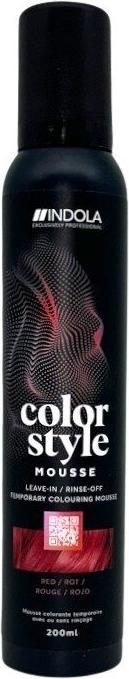 Indola Color Style Mousse Rot 200 ml (200 ml, Schaumfestiger)