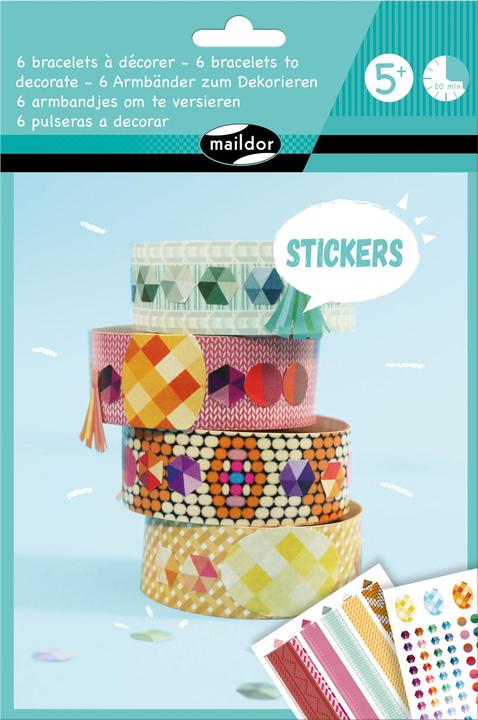 Image du produit Maildor Pochette créative, Bracelets tendances - Multicolore