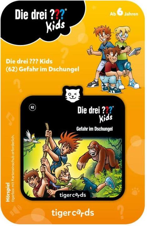Produktbild Tigermedia Tigercard Die drei??? Kids: Gefahr im Dschungel (Deutsch)
