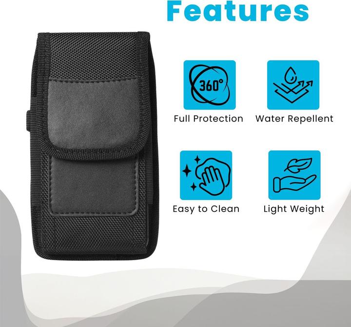 Actual product image Cadorabo Case for Huawei ASCEND P7 with belt clip (Huawei Ascend P7)