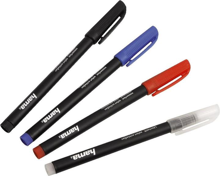Hama Multi-Media Marker + Löschstift (Mehrfarbig, 1 mm)