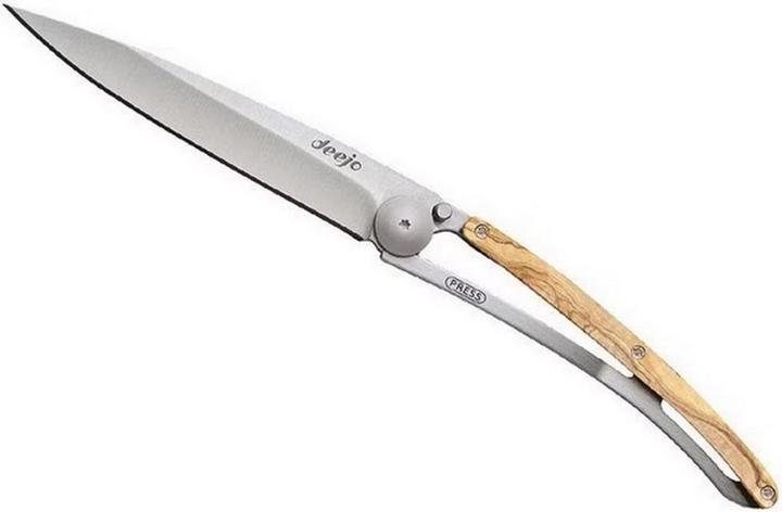 Image du produit Deejo Couteau de poche en bois d'olivier 27g (8 cm)