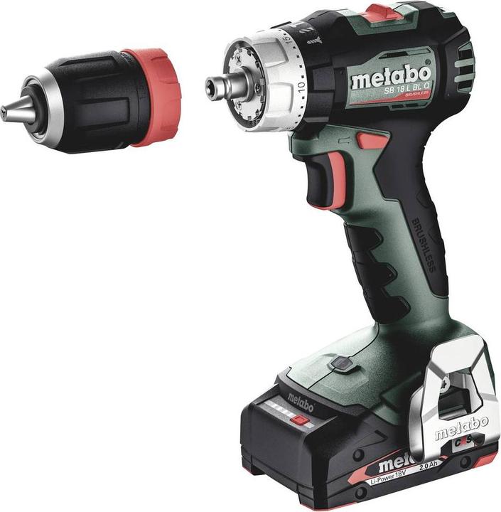 Image du produit Metabo SB 18 L BL Q 613158500 Visseuse à choc sans fil 65 Nm 18 V Nombre de pièces fournies (Fonctionnement sur batterie)