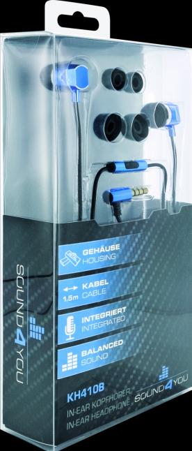 Actual product image Schwaiger in-ear headphones (Cable)