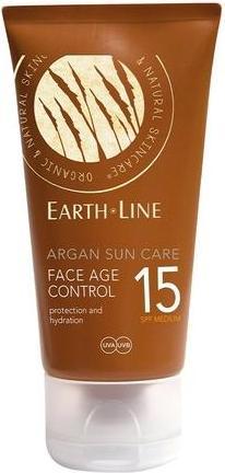 Actual product image Earth-Line Earthline Argan Bio Sun Face Age Control Spf 15 - Sunscreen - 50 Ml (Suntan cream, SPF 15, 50 ml)