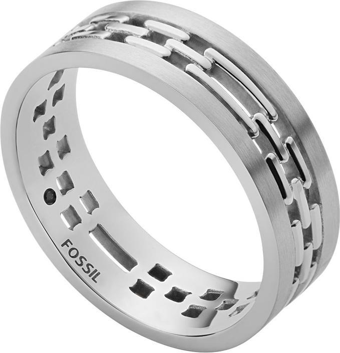 Fossil Jewelry Ring (67, Stahl)