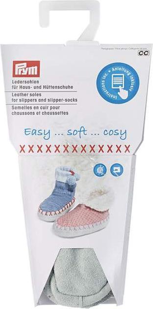 Produktbild Prym Ledersohlen Haus-Hüttenschuhe Grösse 24 - 26