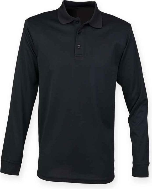 Henbury Poloshirt Langärmlig