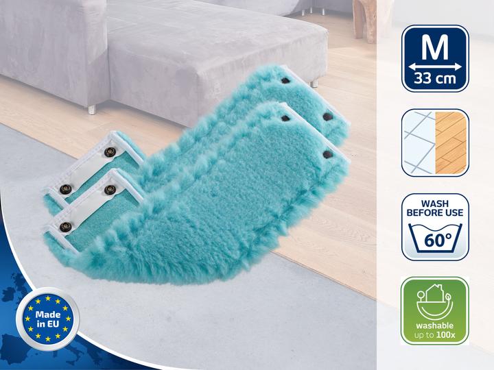 Produktbild Leifheit Wischbezug CLEAN TWIST M / Combi M static plus 2er Set (2 Stk.)